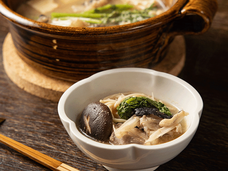 鮟鱇鍋 〆は魚介担々麺